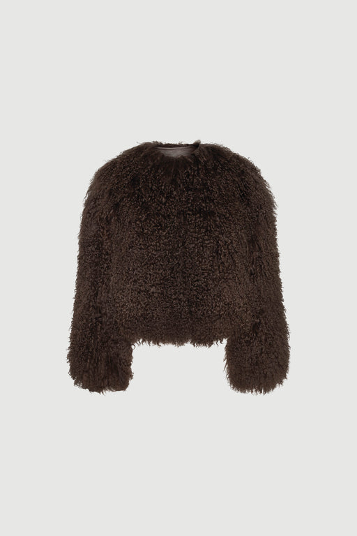 Envelope1976 All Night jacket short - Shearling Jacket Brown