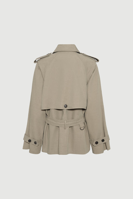 Envelope1976 Majorstuen trench short Jacket Khaki