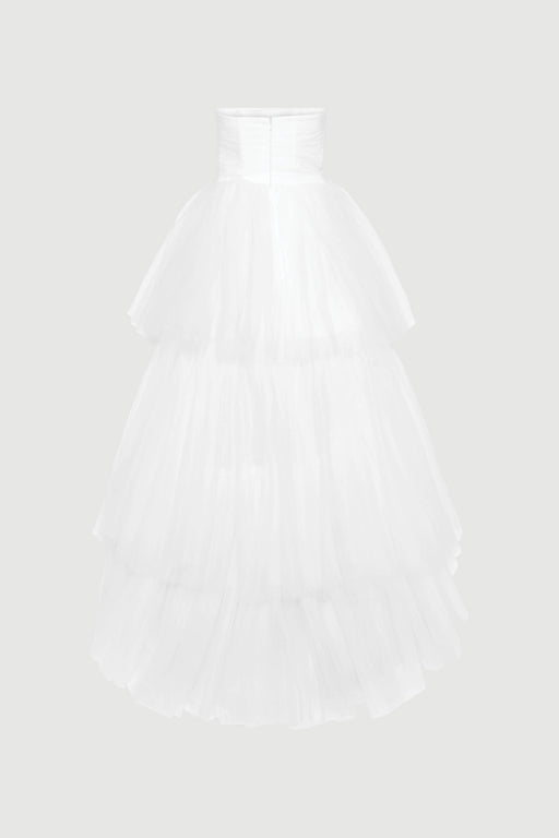 Envelope1976 Swan dress - Leftover fabric Dress White