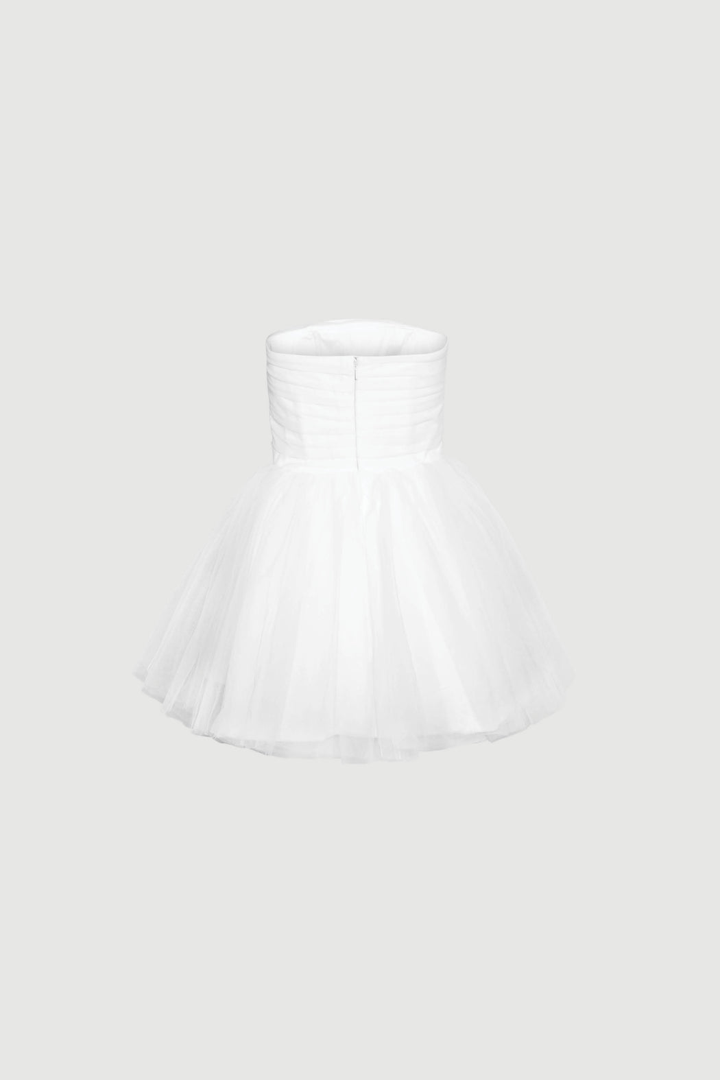 Envelope1976 Swan dress short - Leftover fabric Dress White