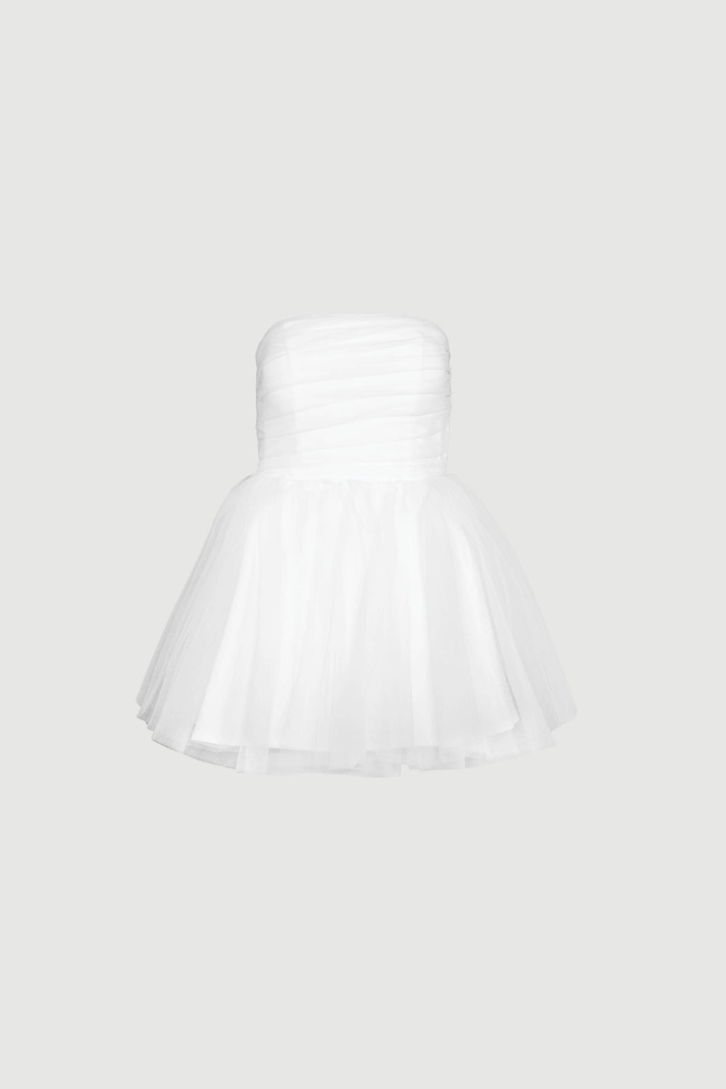 Envelope1976 Swan dress short - Leftover fabric Dress White