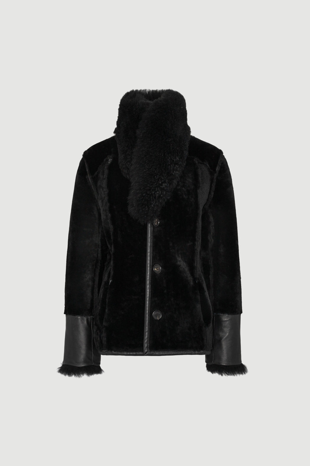 Envelope1976 Woodstock jacket short Jacket Black