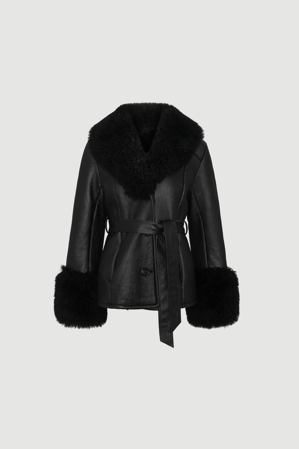 Envelope1976 Woodstock jacket short Jacket Black